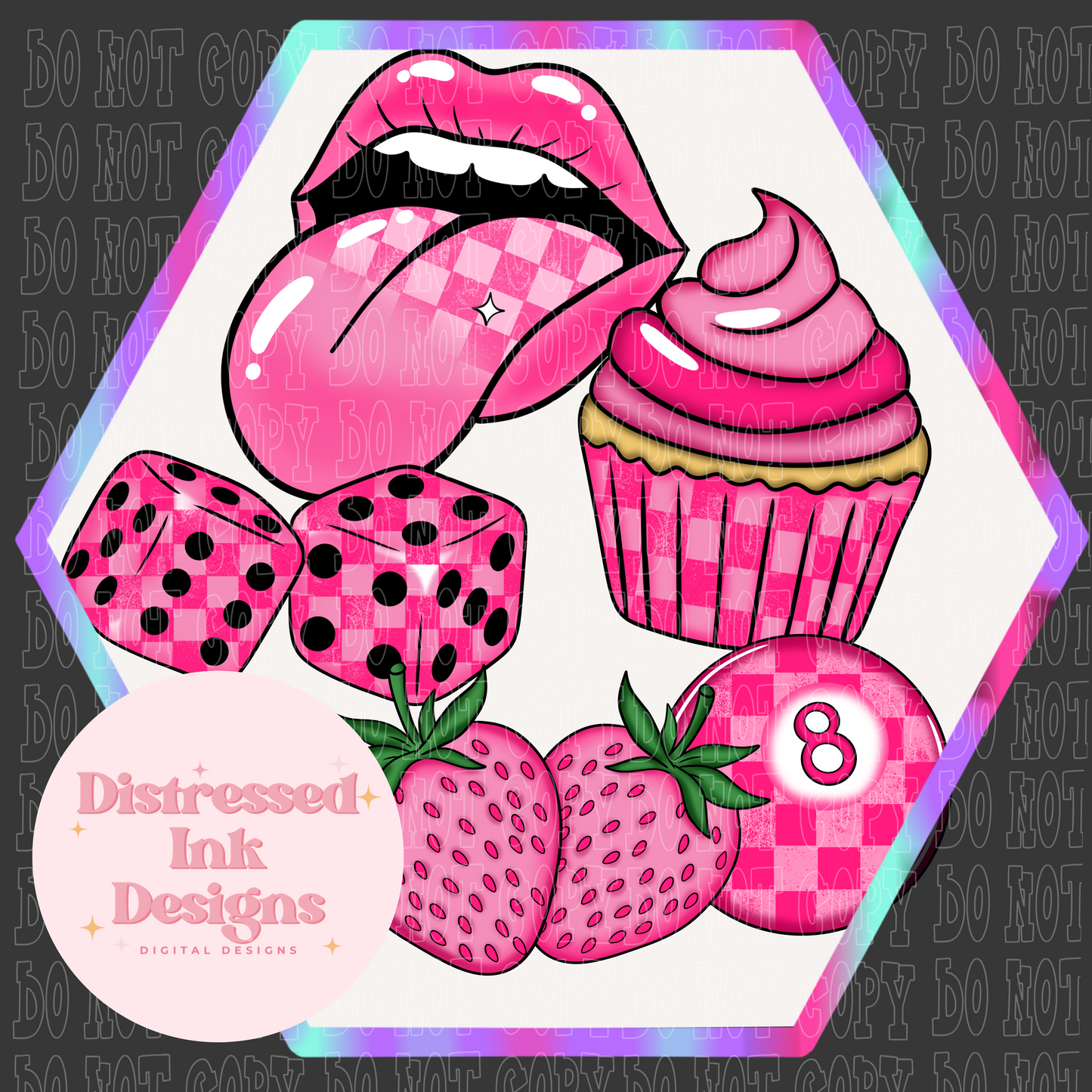 Pink Retro Clip Art