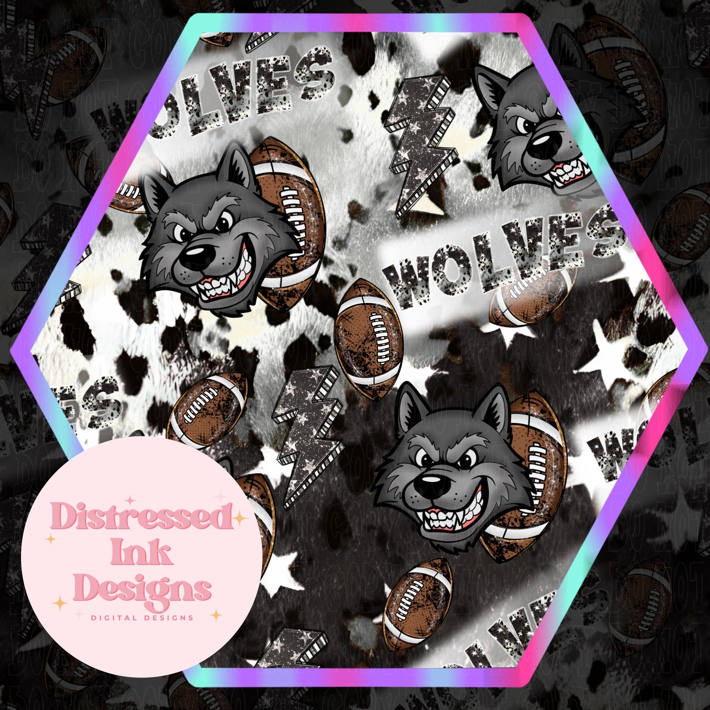 Wolves Exclusive Seamless Pattern