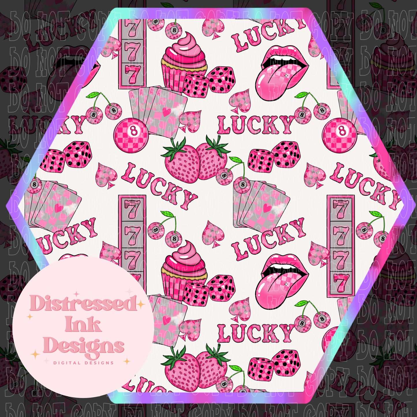 Pink Retro Semi Exclusive Seamless Pattern