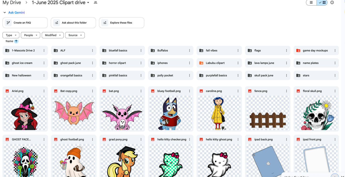 2025 June Clip Art Drive