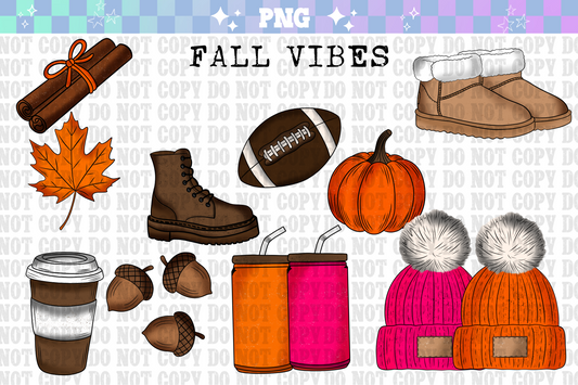 Fall Vibes Clipart