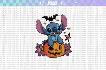 Stitch pumpkin