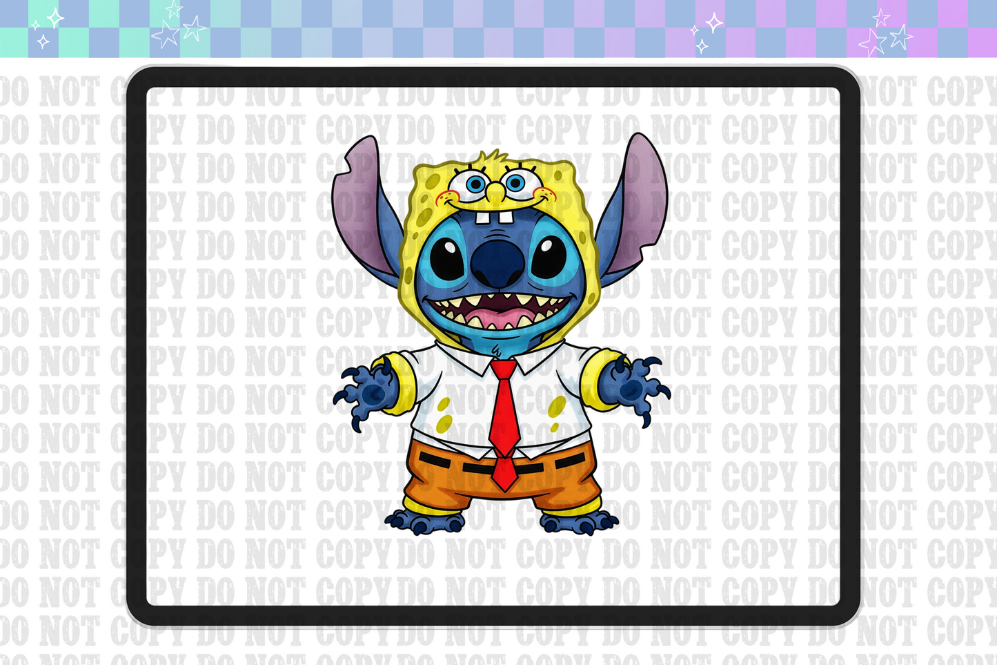 stitch spong bob clipart Free
