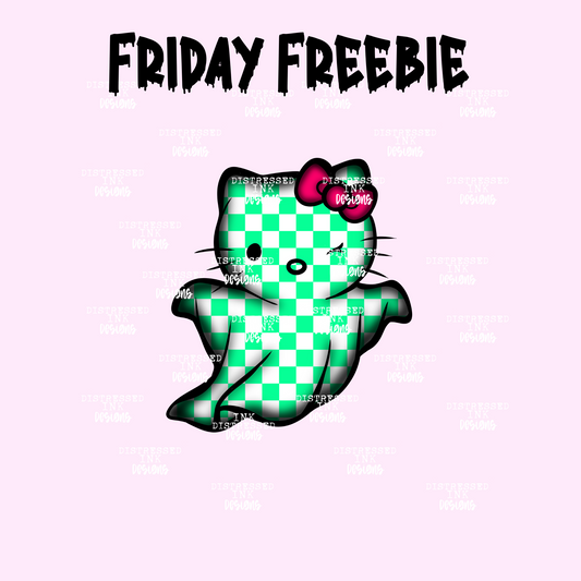 Friday Night Checker Kitty