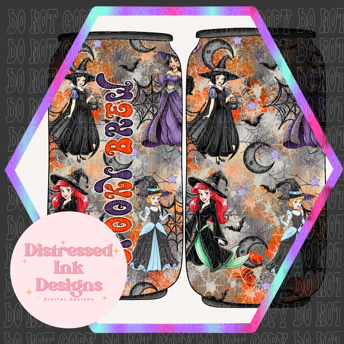 Spooky princess pop can