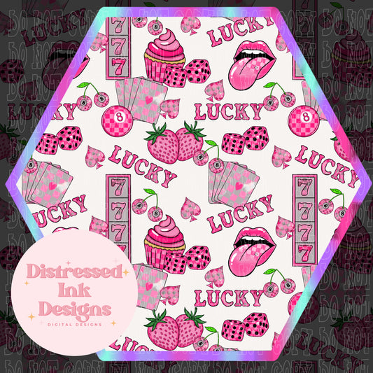 Pink Retro Semi Exclusive Seamless Pattern