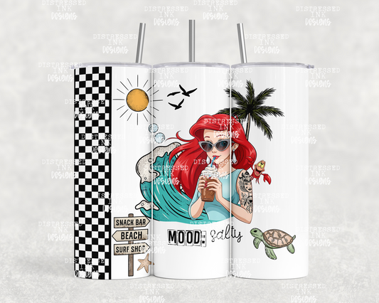 20oz tumbler PNG Mood salty