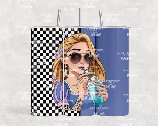20oz tumbler PNG Princess