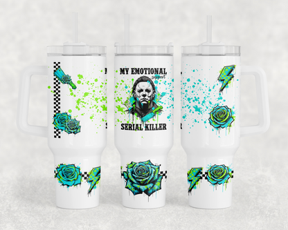 40oz Halloween Tumbler PNG Myers