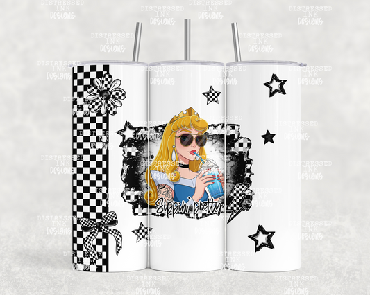 20oz tumbler PNG Sippin Pretty