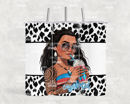 20oz tumbler PNG Coffee Princess