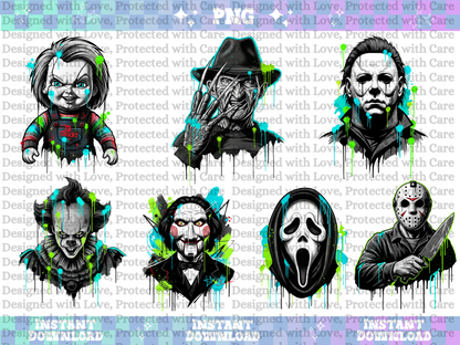 Boys of Halloween Clipart bundle