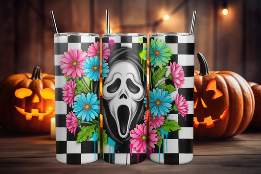 20oz Halloween Ghost face