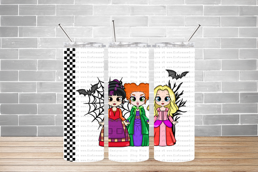 20oz tumbler PNG Hocus Pocus