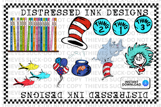 Cat And The Hat Clipart bundle