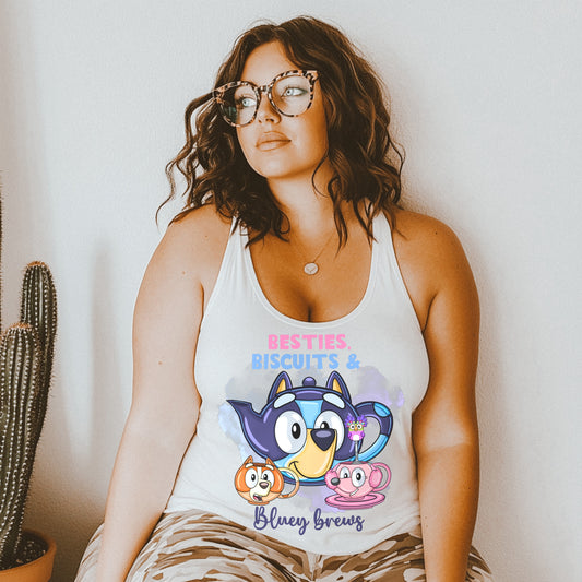 Bluey Tea T-shirt Png