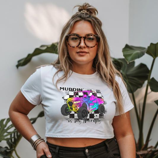 Mudding Is My Therapy T-Shirt PNG