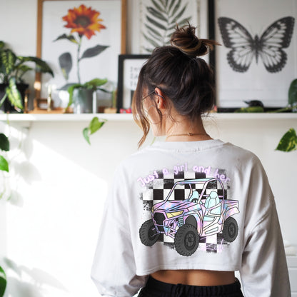 Just A Girl And Her Ride T-shirt PNG