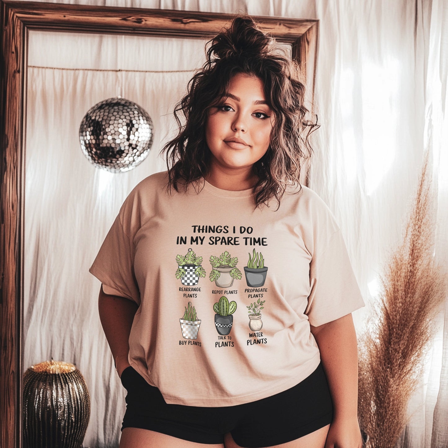 Plant  Lady-Things I Do In My spare TimeT-Shirt PNG